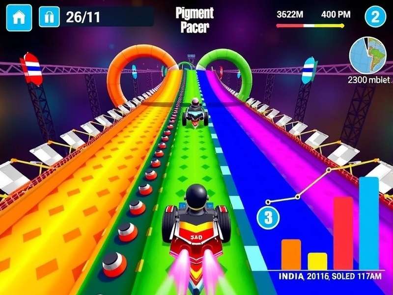 Pigment Pacer player demographics chart for India